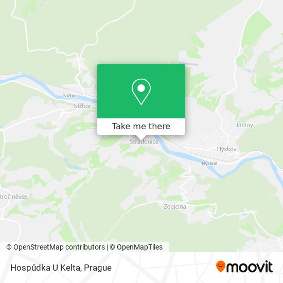 Карта Hospůdka U Kelta