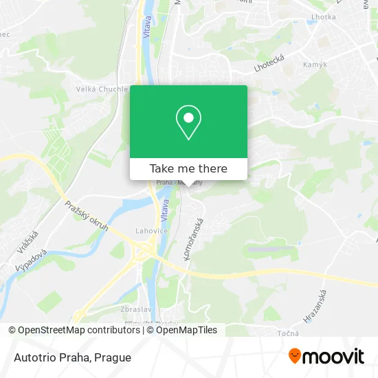 Карта Autotrio Praha
