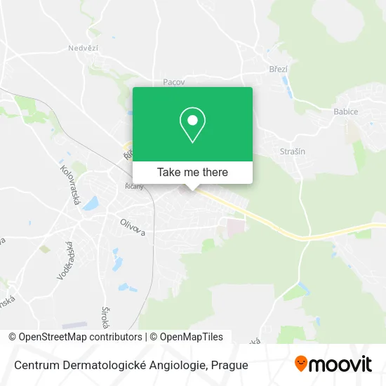 Карта Centrum Dermatologické Angiologie
