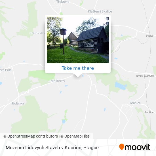 Muzeum Lidových Staveb v Kouřimi map