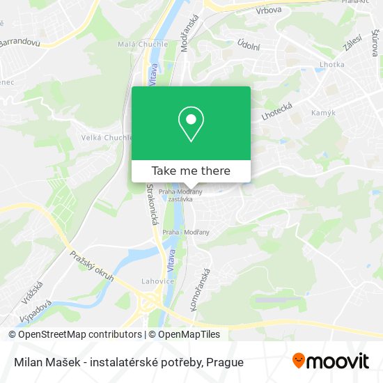 Карта Milan Mašek - instalatérské potřeby