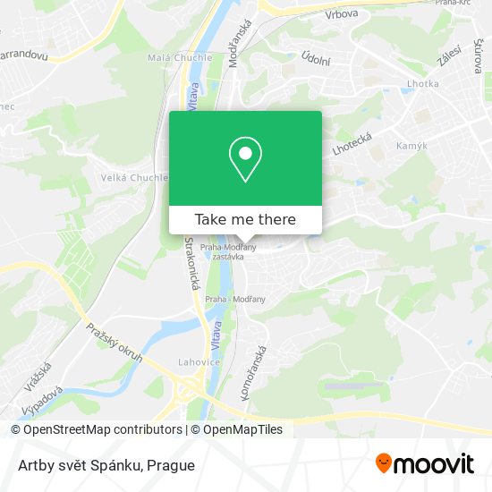 Artby svět Spánku map