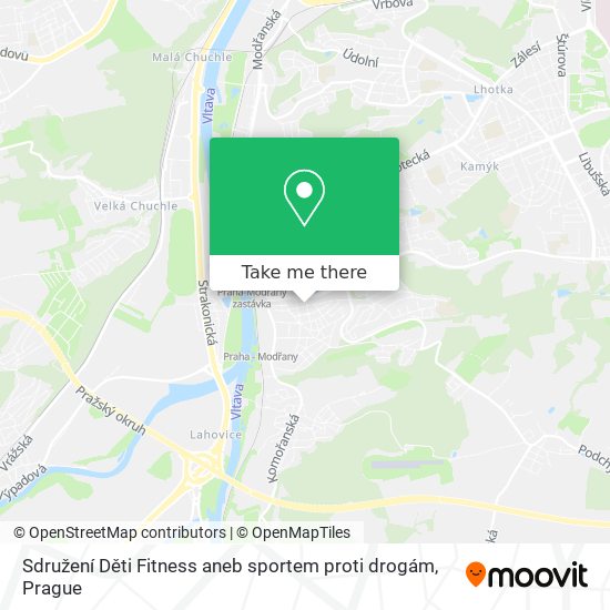 Sdružení Děti Fitness aneb sportem proti drogám map