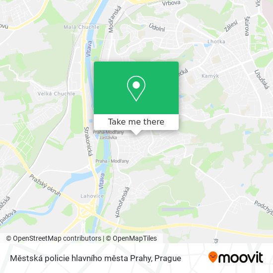 Městská policie hlavního města Prahy map