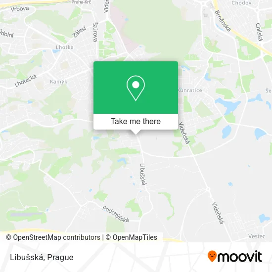 Карта Libušská