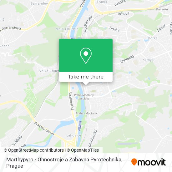 Marthypyro - Ohňostroje a Zábavná Pyrotechnika map