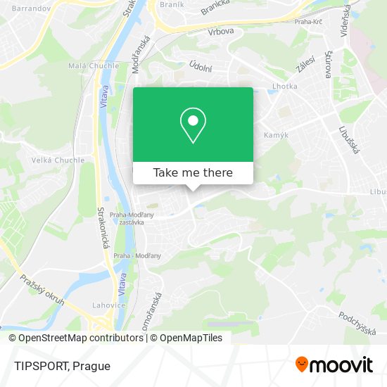 TIPSPORT map