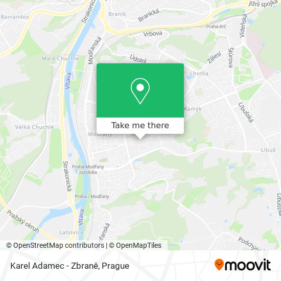 Karel Adamec - Zbraně map