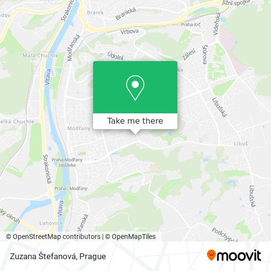 Zuzana Štefanová map