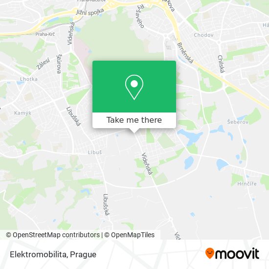 Elektromobilita map