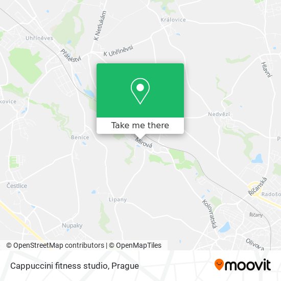 Cappuccini fitness studio map