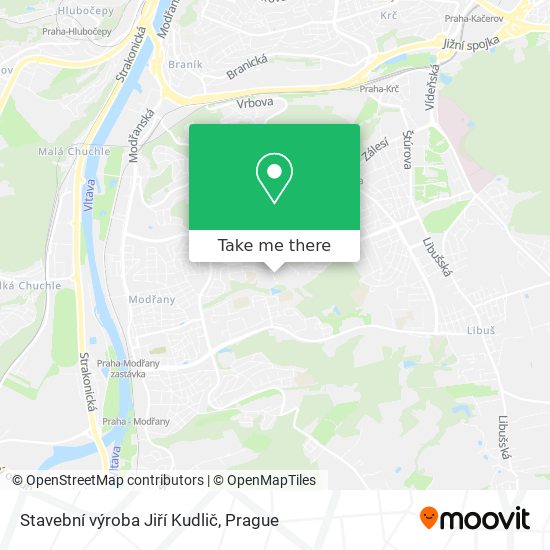 Stavební výroba Jiří Kudlič map