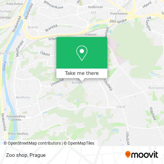 Zoo shop map