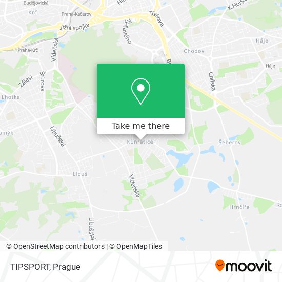 TIPSPORT map