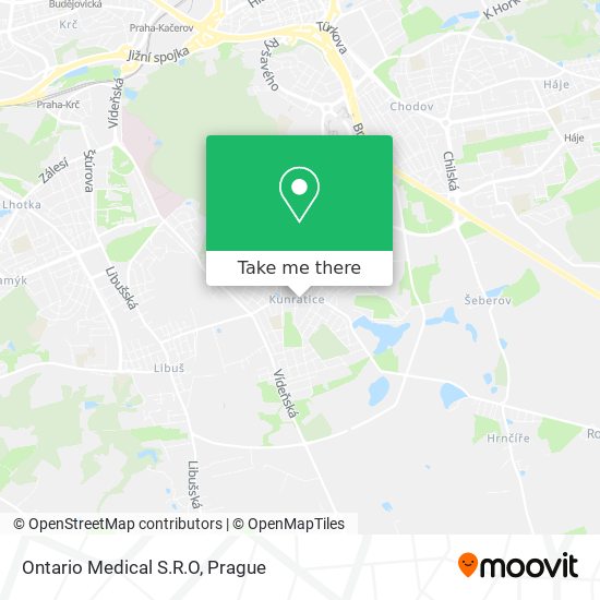 Ontario Medical S.R.O map