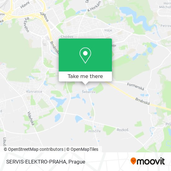 SERVIS-ELEKTRO-PRAHA map