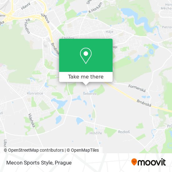 Mecon Sports Style map