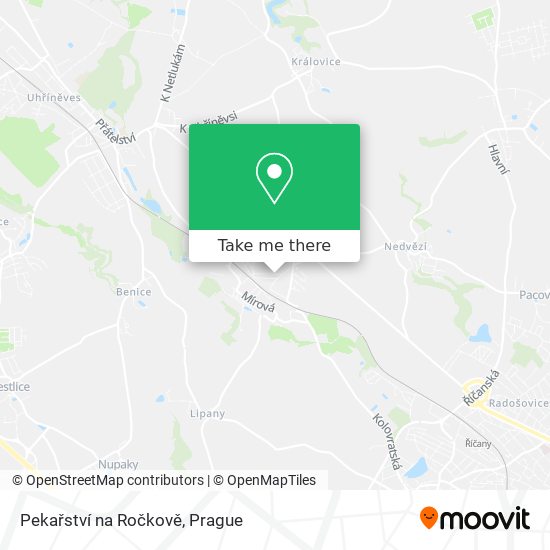 Pekařství na Ročkově map