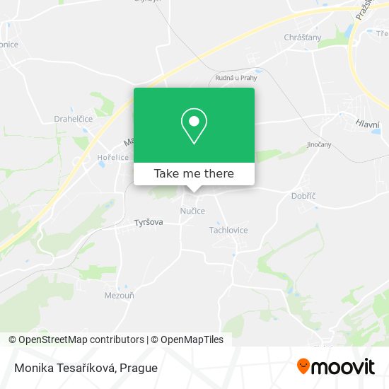 Monika Tesaříková map