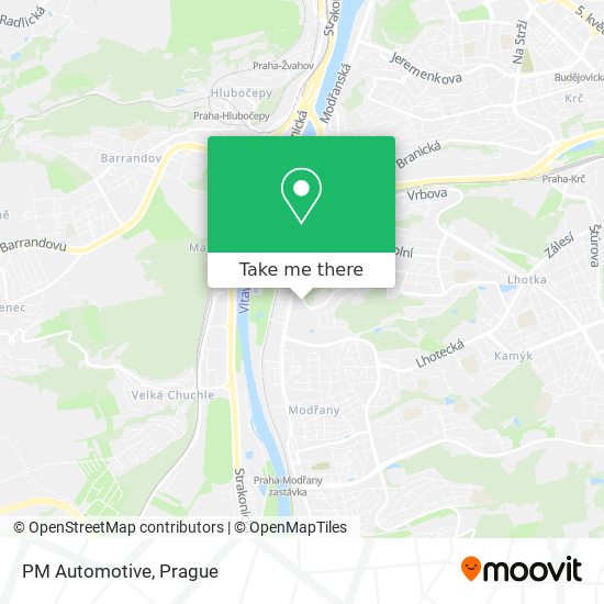 PM Automotive map