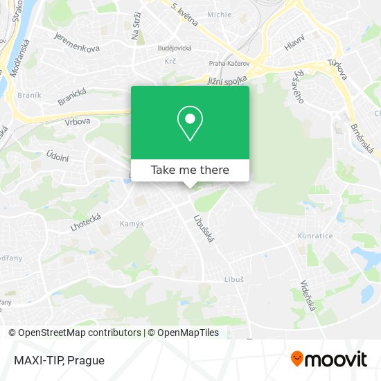 MAXI-TIP map