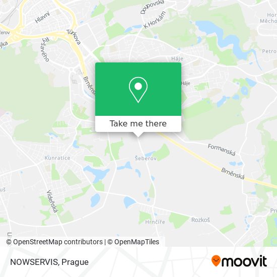 NOWSERVIS map