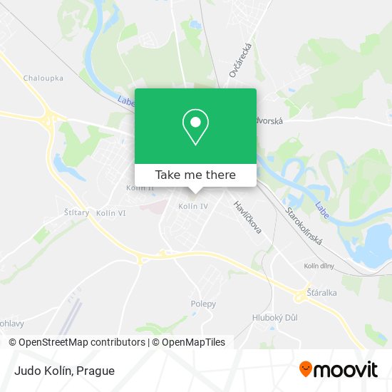 Judo Kolín map