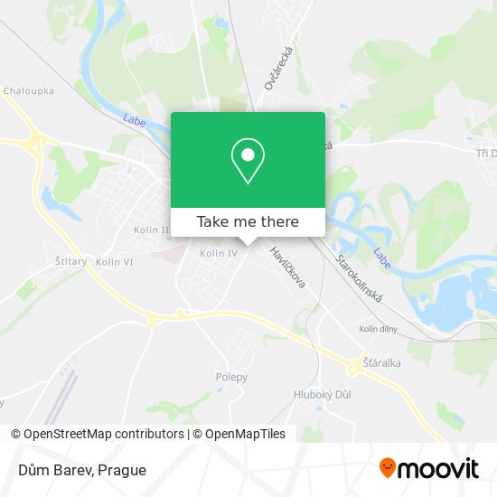 Dům Barev map