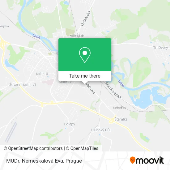 Карта MUDr. Nemeškalová Eva