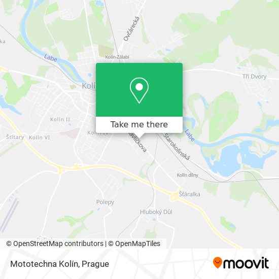 Карта Mototechna Kolín