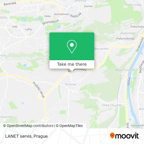 LANET servis map