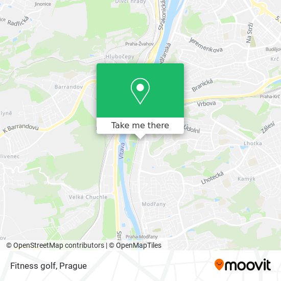 Fitness golf map