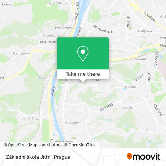 Základní škola Jitřní map