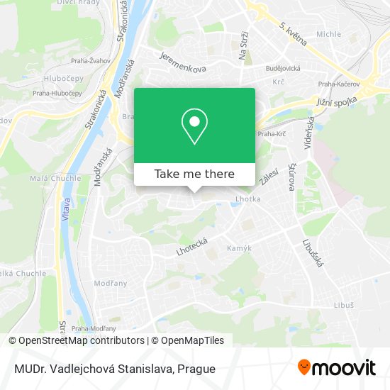 MUDr. Vadlejchová Stanislava map