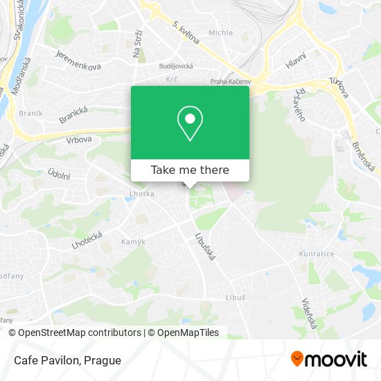 Cafe Pavilon map