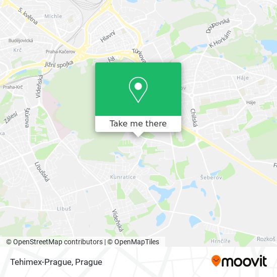 Карта Tehimex-Prague
