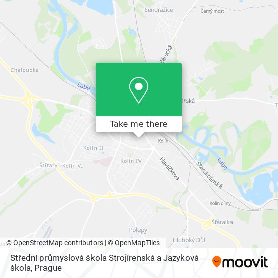 Střední průmyslová škola Strojírenská a Jazyková škola map