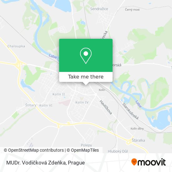 MUDr. Vodičková Zdeňka map