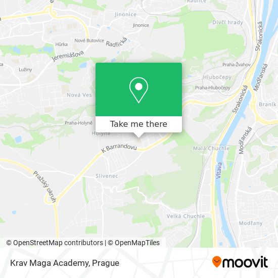 Krav Maga Academy map