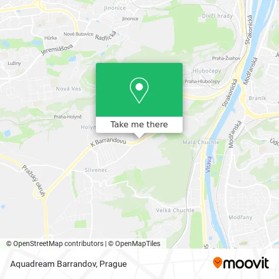 Карта Aquadream Barrandov