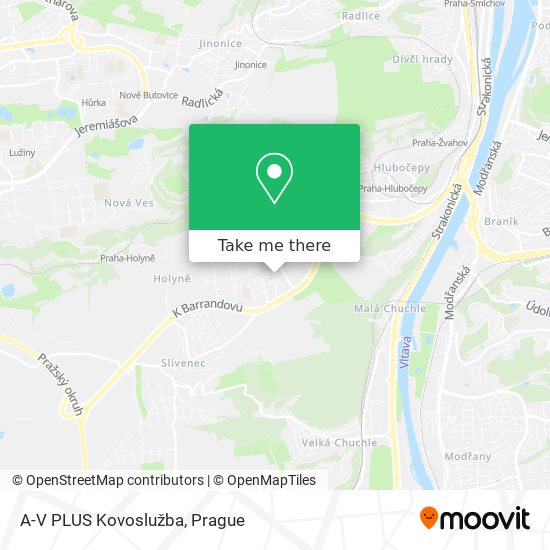 A-V PLUS Kovoslužba map