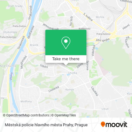 Městská policie hlavního města Prahy map