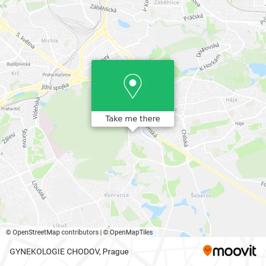 Карта GYNEKOLOGIE CHODOV