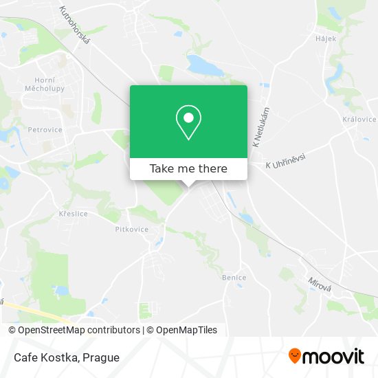 Cafe Kostka map