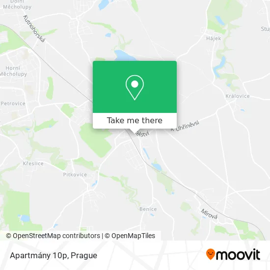 Карта Apartmány 10p