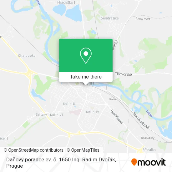 Daňový poradce ev. č. 1650 Ing. Radim Dvořák map
