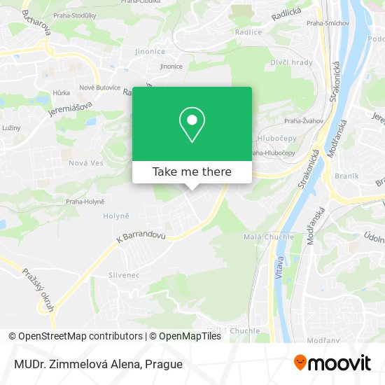 MUDr. Zimmelová Alena map