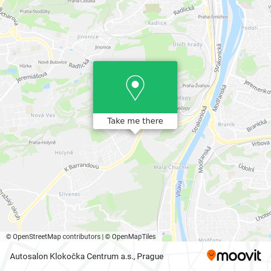 Autosalon Klokočka Centrum a.s. map