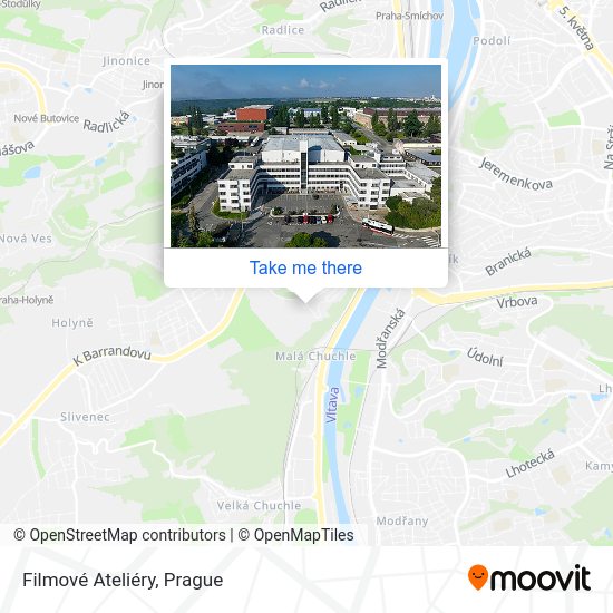 Filmové Ateliéry map