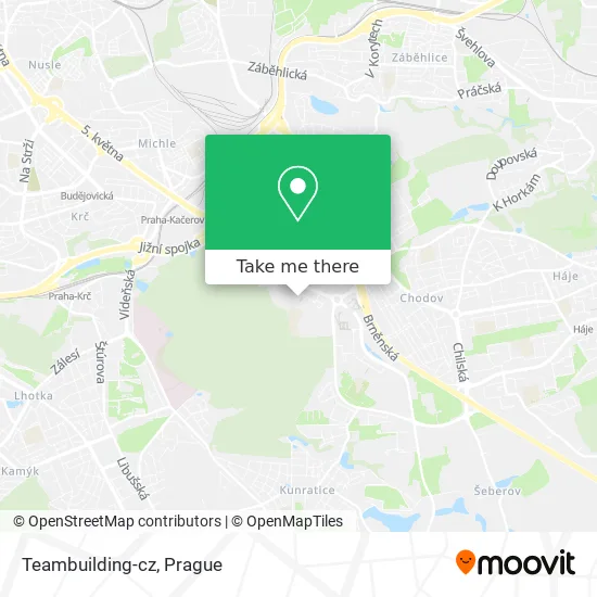 Карта Teambuilding-cz